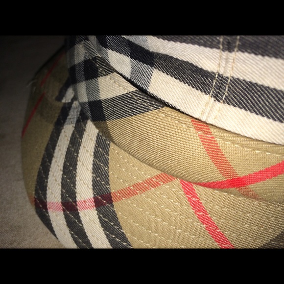 Burberry Nova Check Tan Multi Color Bucket Hat Size M - Picture 2 of 12
